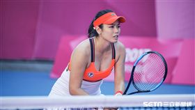 0827世大運網球女雙台灣選手詹詠然。 圖／記者林敬旻攝