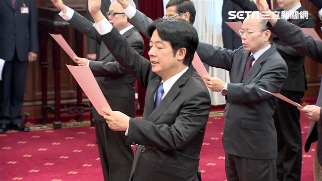 賴清德宣誓就職　戰鬥內閣沒蜜月期