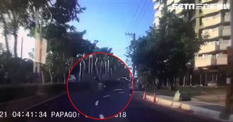 怪風？安全帽未扣？遭強風吹落釀車禍