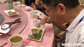 柯文哲澎湖勞軍 吃素 盧冠妃攝