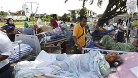 墨西哥百年強震目前至少58死。（圖／美聯社／達志影像）