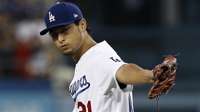 達比修最速千K達陣　道奇仍吞8連敗
