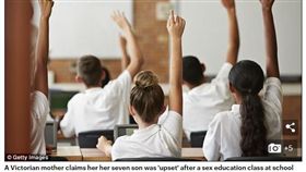 澳洲墨爾本當地學校被家長指控性教育課程不洽當。（圖／翻攝Daily Mail）