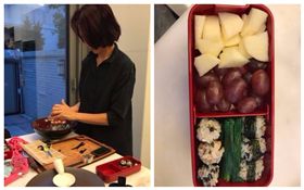 蔡少芬親自捏壽司　指甲油挨批不衛生