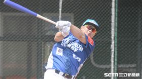 中華職棒明星賽全壘打大賽，吳宗峻。　圖／記者林敬旻攝