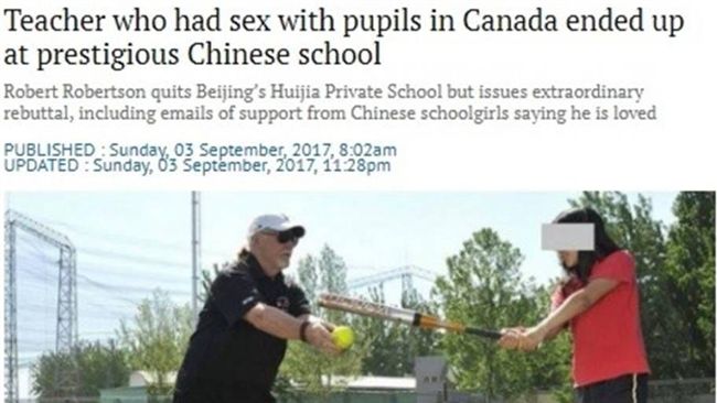 狼師隱瞞性侵記錄　成功在亞洲被續聘
