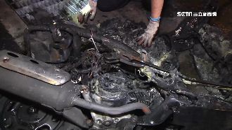 機車起火…少女衝警局　警30秒撲滅