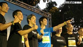 ▲王力宏為SEIKO城市路跑賽鳴槍並參加3公里組路跑。（圖／記者林辰彥攝影）
