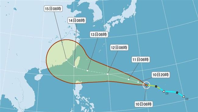 颱風泰利撲台！菲國命名意謂「刀刃」