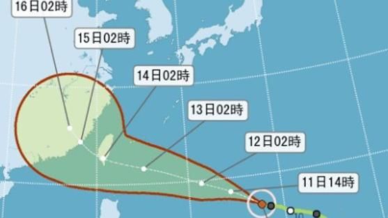泰利恐逼強颱等級　對台「威脅極大」
