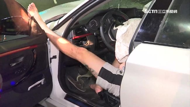 駕BMW撞傷運將　醉男裝傻惡行曝光