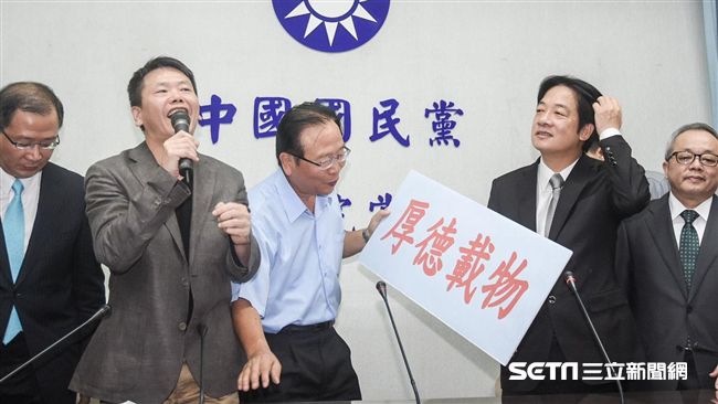 賴清德訪立院　國民黨團送4字勉勵他