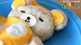 五步驟做出拉拉熊便當。（圖／翻攝自上田太太　上甜生活臉書）