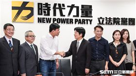 行政院長賴清德拜會時代力量立院黨團 圖／記者林敬旻攝