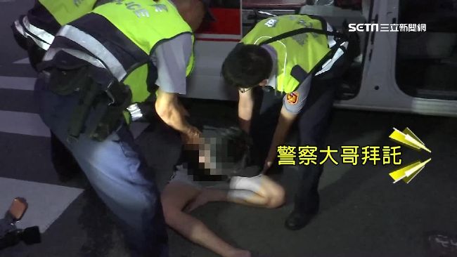 醉男肇事還打人　上銬後求警放他一馬
