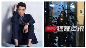 胡歌,緋聞,短髮女（合成圖／翻攝自搜狐娛樂、微博）