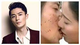 葉璇,霍建華,天下一刀,喇舌（合成圖／翻攝自微博）