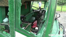 國道一號北上348公里岡山交流道阿羅哈客運車禍