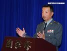 國防部發言人陳中吉少將。（記者邱榮吉/攝影）