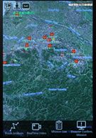 國家中山科學研究院-智慧防救災決策輔助系統，國防科技轉化再運用，災害防救智慧好幫手。（記者邱榮吉/攝影）