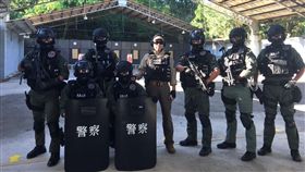 刑事局霹靂小組射擊訓練。（記者郭奕均攝影）