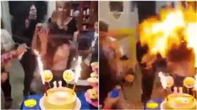 阿根廷,生日,火球,圖／YouTube