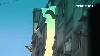 警抓槍男　赫見「蜘蛛人」爬牆落跑