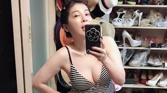 王彩樺曬火辣露奶照　網驚：掉出來了