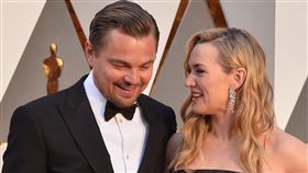 李奧納多狄卡皮歐與凱特溫絲蕾(圖／美聯社／達志影像)