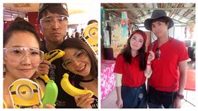 王少偉,謝忻,小甜甜（合成圖／翻攝自謝忻臉書）