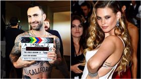 ▲亞當李維和貝哈蒂已結婚三年。（合成圖／翻攝Instagram）