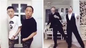 父子,爸爸,兒子,配合,拍影片,配合度,搞怪
（圖／翻攝自爆料公社）