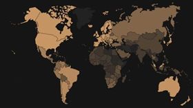 世界地圖（圖／翻攝自Passport Index）