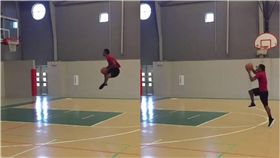 籃球,上籃,灌籃,三分線,彈跳力,Dexton E. Crutchfield　圖／翻攝自ig