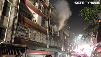 台北大安傳火警　1人受困4樓陽台