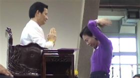 江淑娜膜拜妙禪 抖動痛哭／youtube