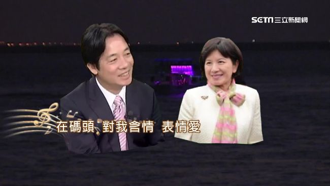 賴揆跑攤自備歌單　與妻定情曲是這首