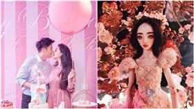 ▲李晨求婚范冰冰成功。（圖／翻攝李晨微博）