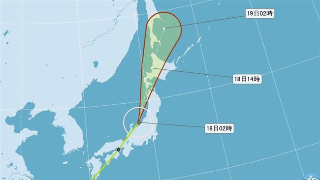 颱風襲日釀1死3失蹤　恐登陸北海道