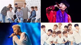 太陽 GD 防彈少年團 WANNA ONE /翻攝自臉書