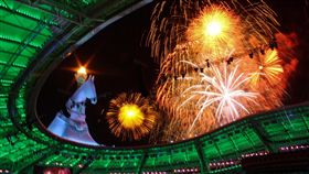 ▲亞洲室內暨武藝運動會在全新興建的阿什哈巴德體育場舉行開幕式。（體記協會提供）