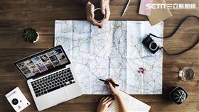 旅遊,地圖,行程規劃。（圖／Skyscanner提供）