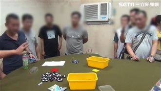 天九牌賭場藏身夜市　警前後包抄破獲