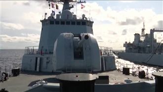 中俄海上軍演登場　「艇」進日本海