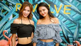 美國洛杉磯的時尚潮流購物網站《REVOLVE》泳池派對，夏黃廉盈，中誠紡織千金孫幼恩，女星宋米秦，王思平，女人軍團Lydia、芳瑜、筱蕾，微風代言人蜜多麗，微風女郎。