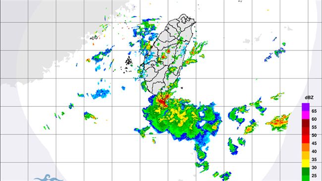 對流發展旺盛　3縣市發布大雨特報