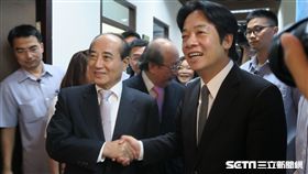 行政院長賴清德拜會國民黨立委、立法院前院長王金平。（記者盧素梅攝）