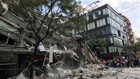 墨西哥強震,倒塌_路透/達志影像