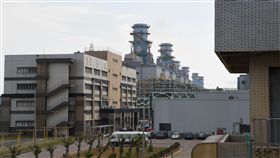 815停電事故行政調查專案小組赴大潭電廠現地實勘。（行政院提供）