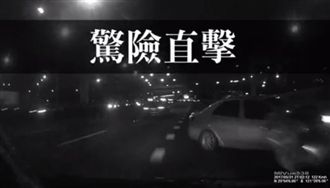 國道三寶亂切車道　害2車失控撞慘
